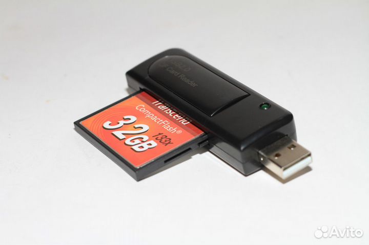 Карта CF 32Gb + картридер