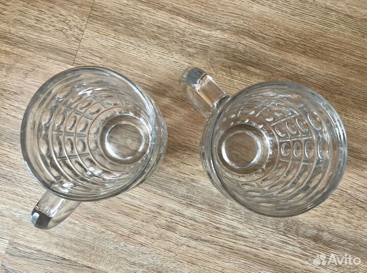 Пивные кружки, цена за 2 шт по 500 мл (стекло)