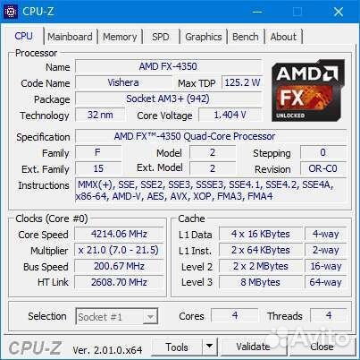 Процессор amd fx4350 am3+