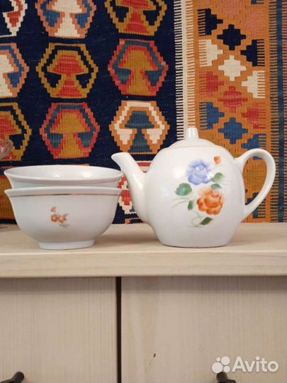 Чайники заварочные.Чашки.ссср