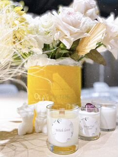 Свечи из кокосового воска