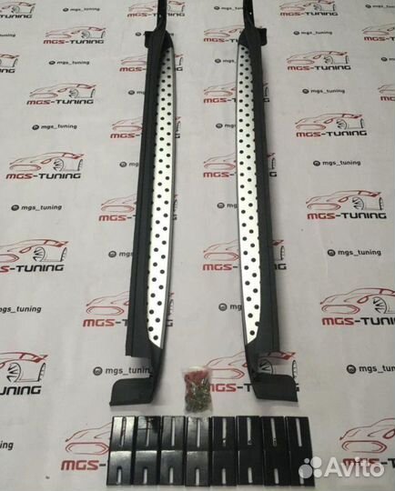 Пороги KIA Sportage 15+ дизайн 4