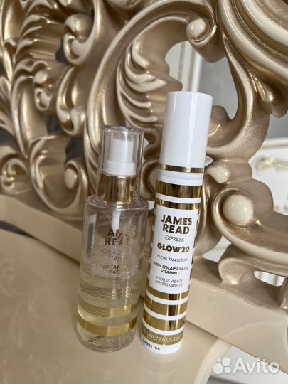 Сыворотка-автозагар и спрей для лица James Read