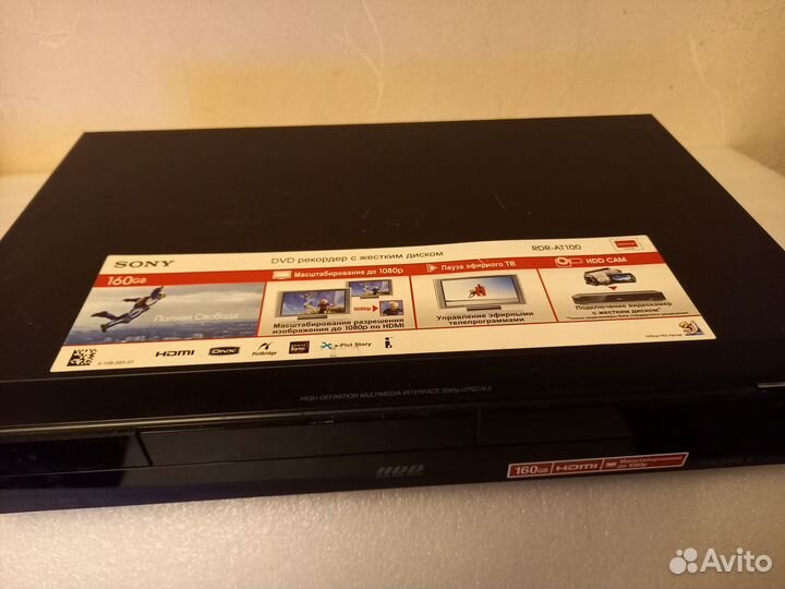 Dvd рекордер sony rdr-at100