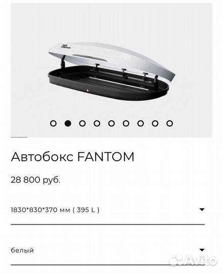 Автомобильный бокс на крышу