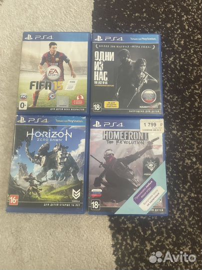 Игровая приставка ps4