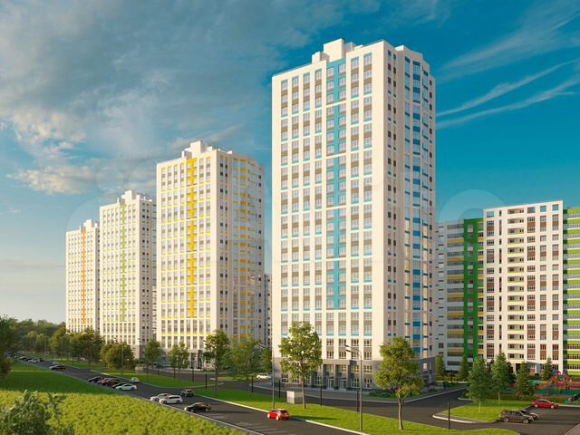 2-к. квартира, 71,6 м², 24/25 эт.