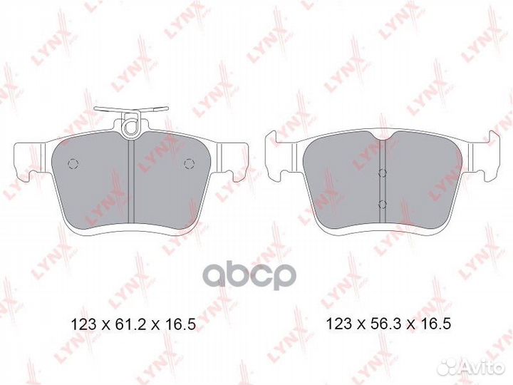 Колодки тормозные задние audi A3 1.2T-2.0D 12