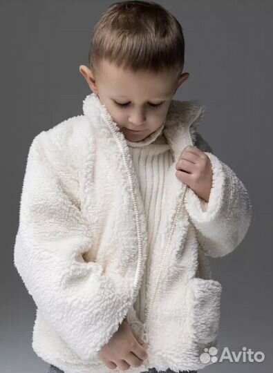 Шуба тедди детская