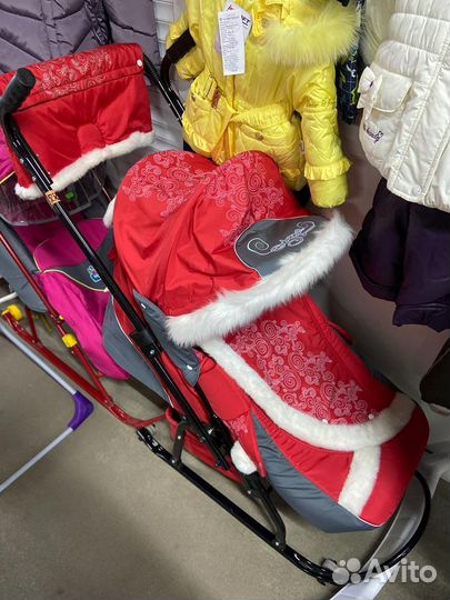 Детские зимние санки