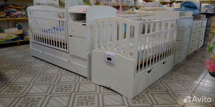 Детская кроватка Укачайка Daka Baby цвет 03 Белый