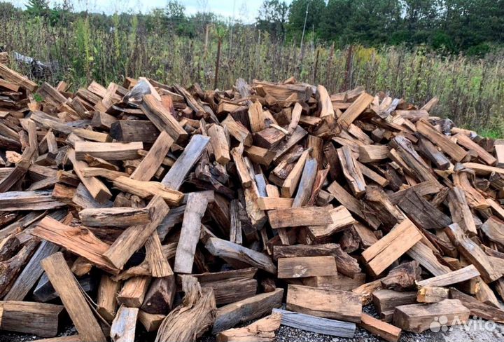 Дрова естесвенной влажности