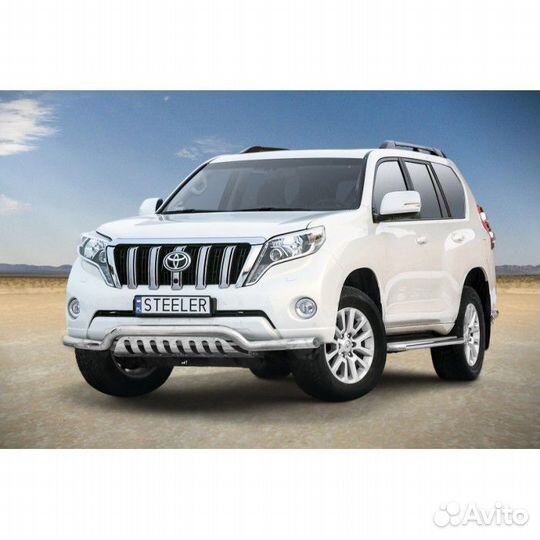 Передний бампер С защитой toyota land cruiser 150