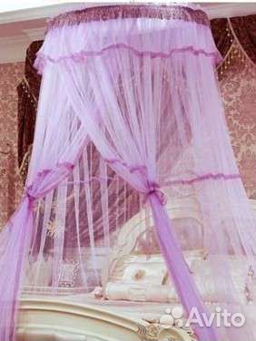 Балдахин ярко розовый, новый без бирки