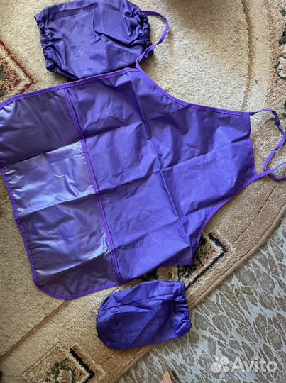 Школьный фартук для труда, рисования, лепки