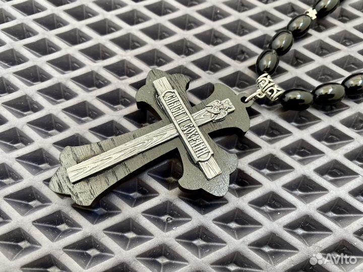 Чётки ручной работы Крест Православный с Распятием