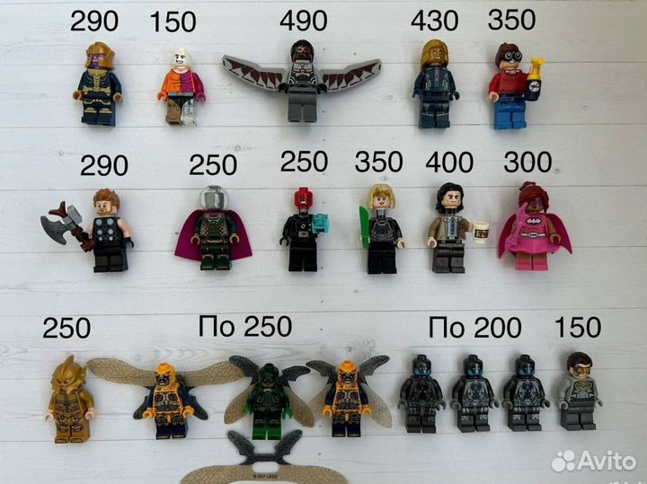 Lego фигурки Marvel, DC