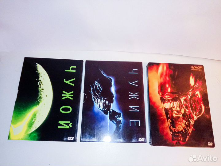 DVD Чужой 3 (метал. бокс) + Чужие + Чужой