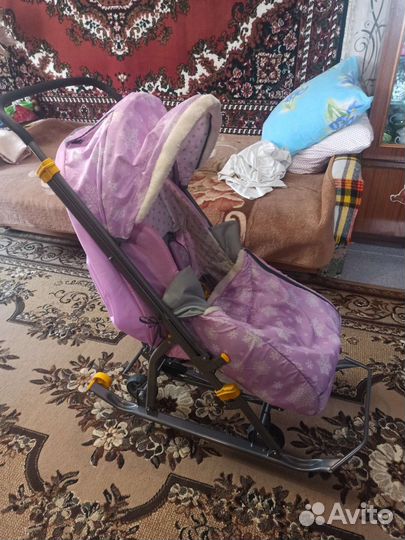 Коляска санки