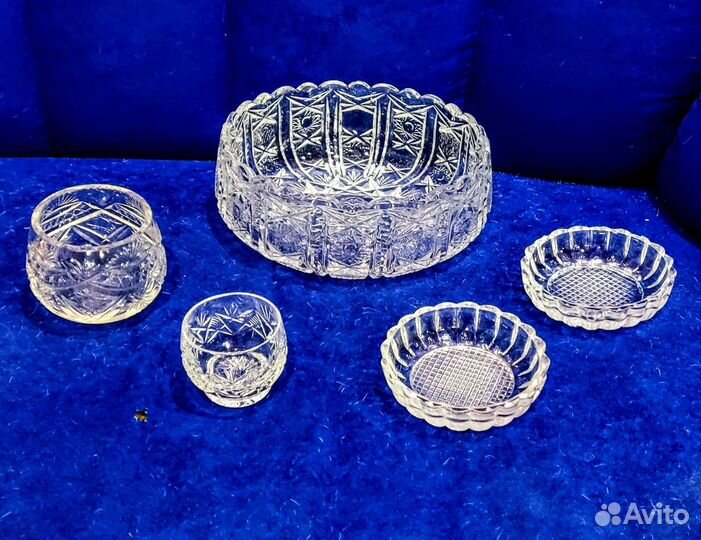 Хрусталь лфз Дулево Вербилки Молочник