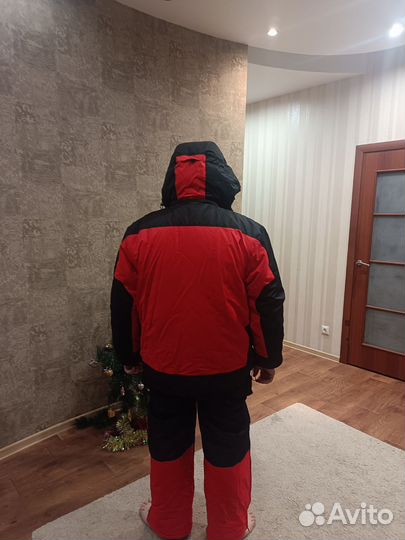 Зимний рыбацкий костюм Грант Arctic Red мембрана