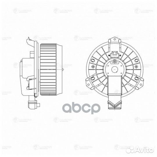 Э/вентилятор отоп. для а/м Honda CR-V (06) /Accord