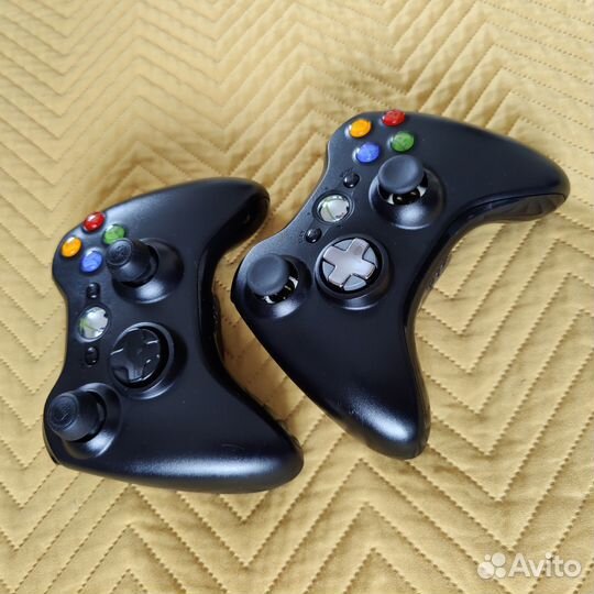 Геймпад xbox 360 2 шт и приемник для пк
