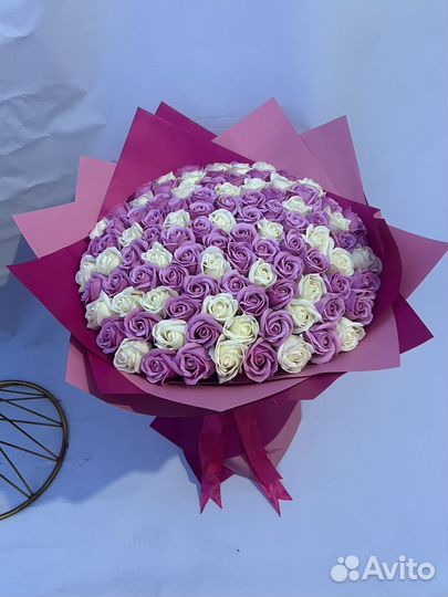 Мыльные розы букеты