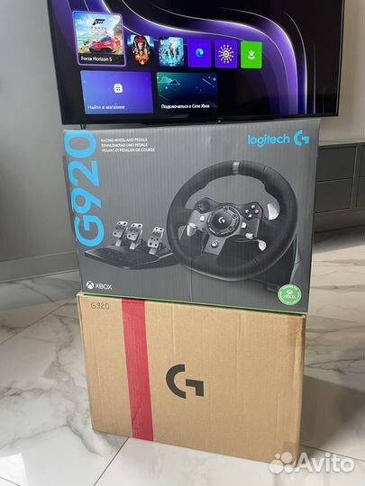 Игровой руль logitech g920