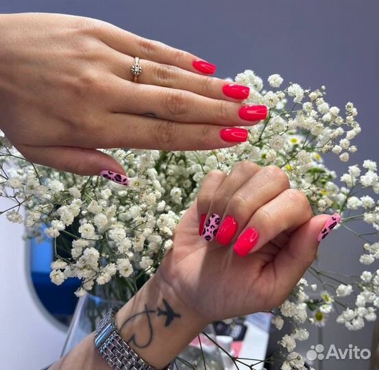 Маникюр, педикюр, наращивание, гель-лак