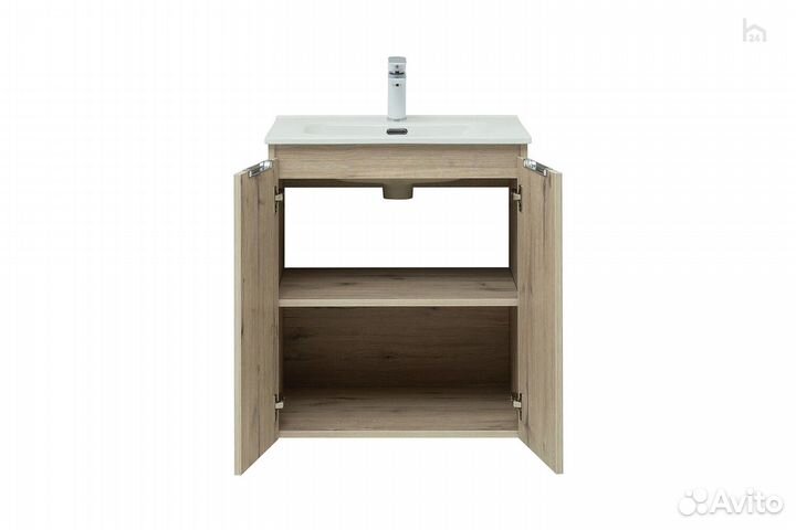Тумба под раковину для ванной 60 (2 дверцы) Алвита
