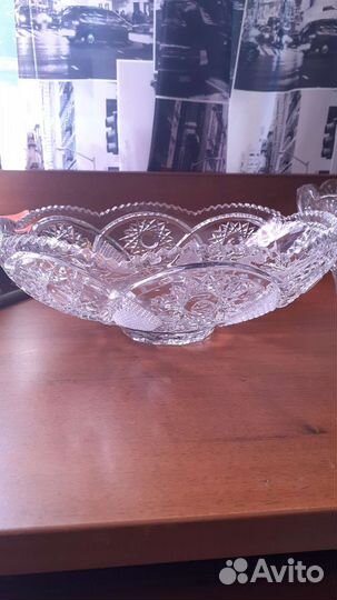 Салатник хрустальный