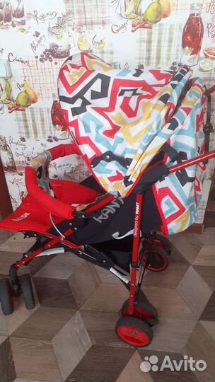 Прогулочная коляска трость бу