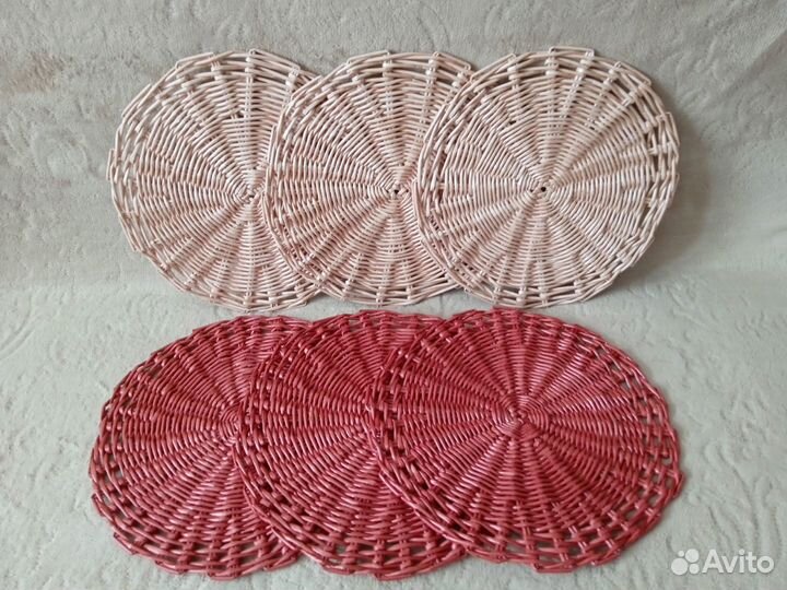 Салфетки сервировочные из бумажной лозы