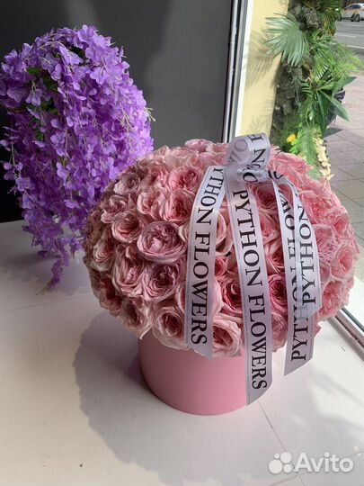 Пионовидные розы букет роз