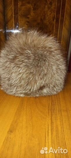 Шапка песец женская