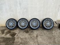 Литье диски r17 4x100 с резиной