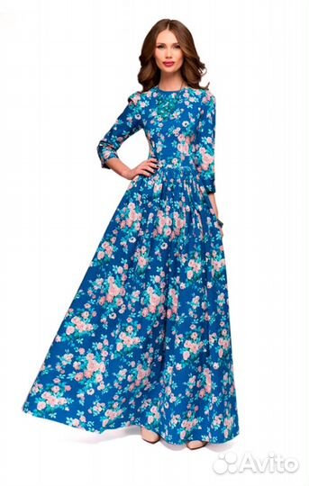 Платье длинное
