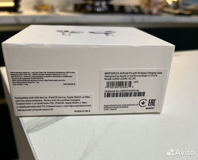 Беспроводные наушники Apple Airpods Pro оригинал