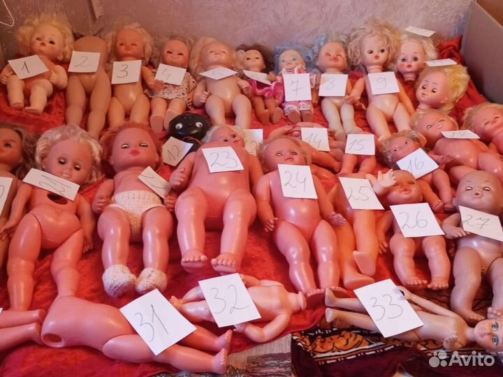 Куклы и запчасти СССР, ГДР и др