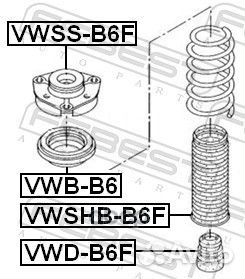 Опора переднего амортизатора vwssb6F Febest