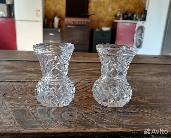 Ваза, салатница хрустальная СССР