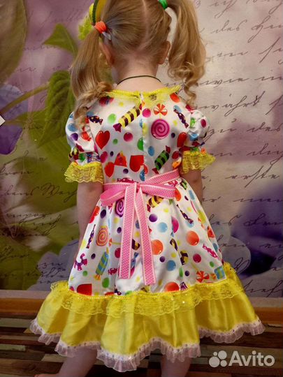 Костюм конфетки, зефирки, хлопушки, куклы