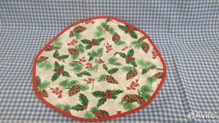 Елки настольные, мишура