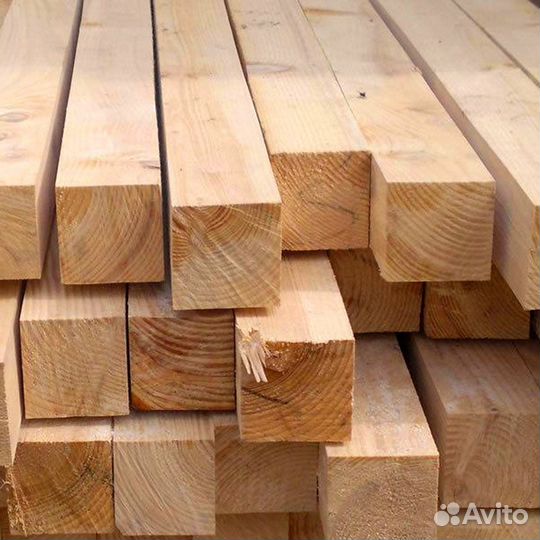 Строганный брус лиственница 190х190мм, гост