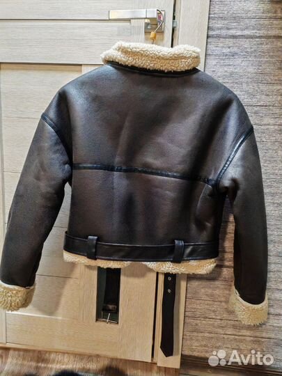 Дубленка женская зимняя 48 50