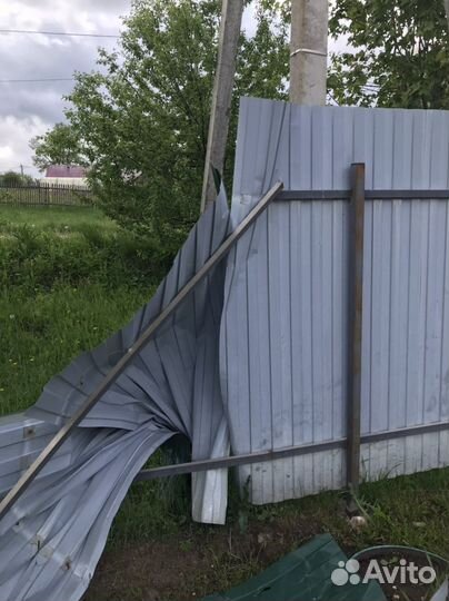 Забор профлист сетка рабица Бурение под столбы