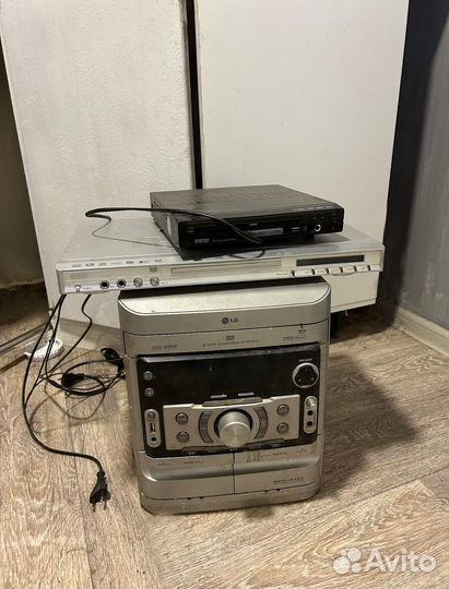 Музыкальный центр и dvd