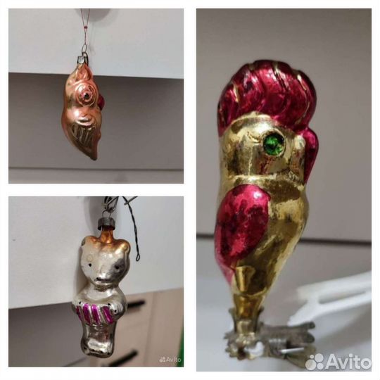 Елочные игрушки СССР 