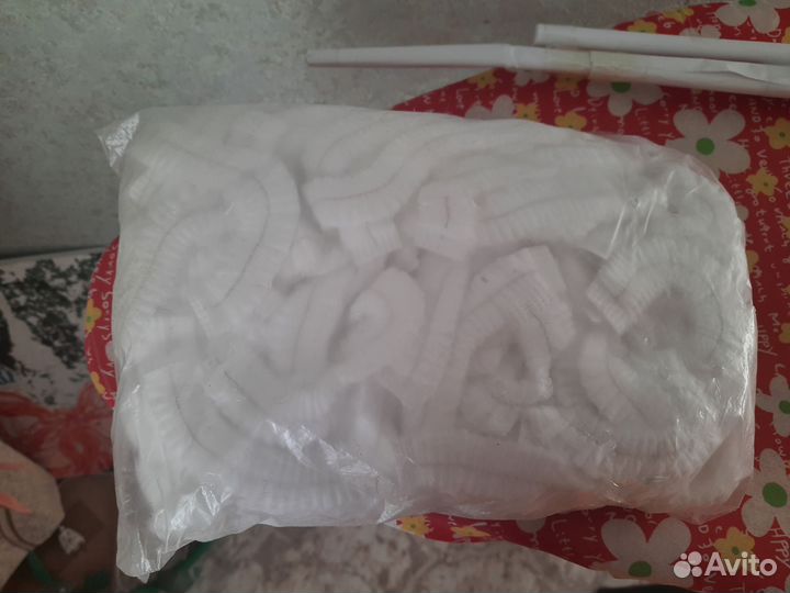 Одноразовые медицинские шапочки 100 шт